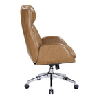 Fauteuil de bureau de direction en similicuir avec hauteur et accoudoirs réglables