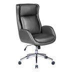Fauteuil de bureau de direction en similicuir avec hauteur et accoudoirs réglables
