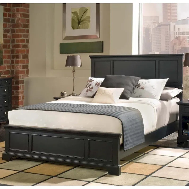 Lit double queen Homestyles Bedford noir