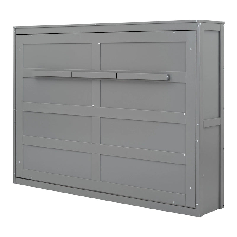 Lit escamotable mural pleine grandeur, Gris