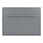 Lit escamotable mural pleine grandeur, Gris
