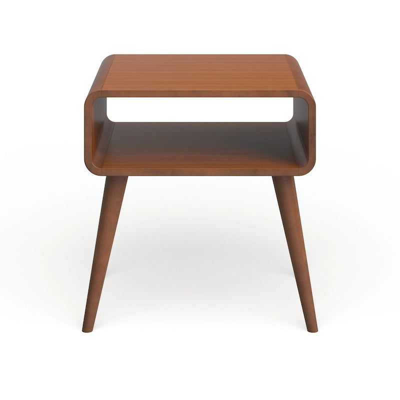 Table d'appoint Alborg – Fini noyer foncé