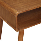Table d'appoint Alborg – Fini noyer foncé