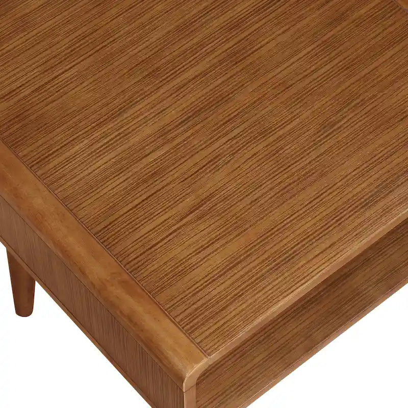 Table d'appoint Alborg – Fini noyer foncé