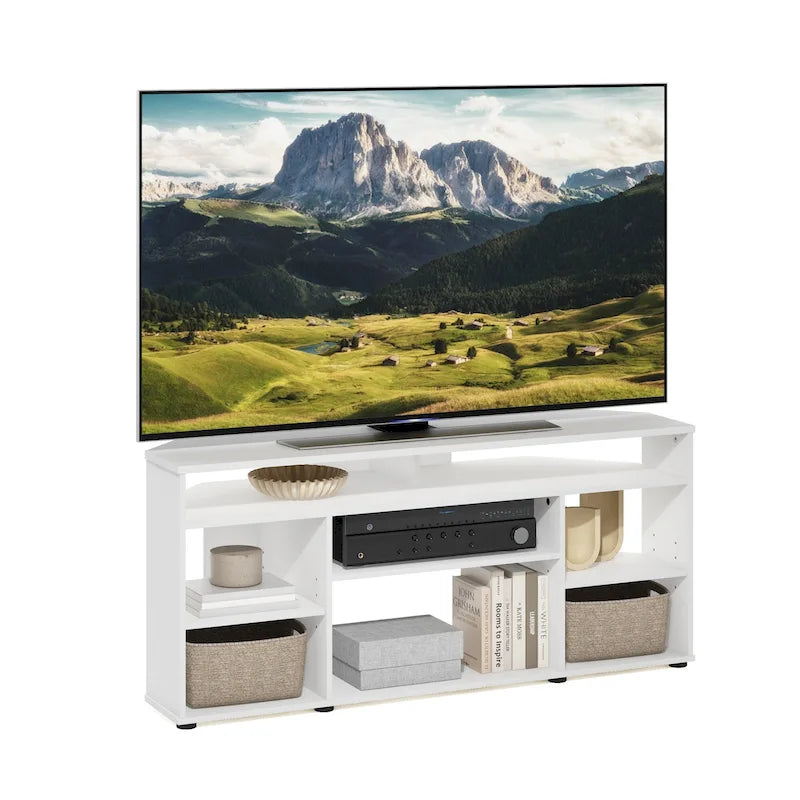 Meuble TV d'angle Espresso pour téléviseurs jusqu'à 55 pouces