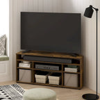 Meuble TV d'angle Espresso pour téléviseurs jusqu'à 55 pouces