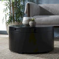 Table basse ronde avec plateau de rangement Safavieh Ioana – 23 L x 23 P x 13 H – 23Lx23Px13H
