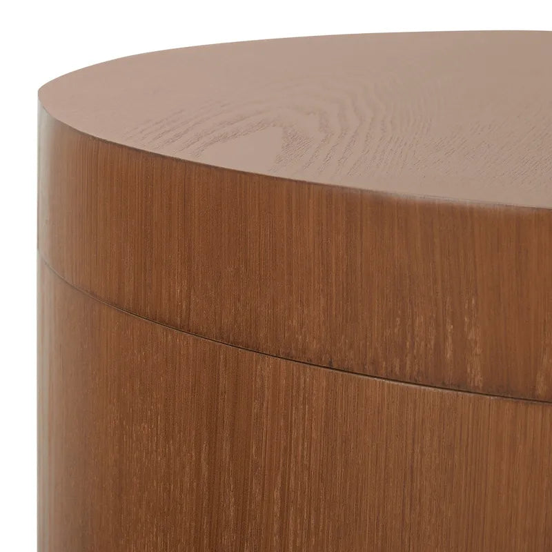 Table basse ronde avec plateau de rangement Safavieh Ioana – 23 L x 23 P x 13 H – 23Lx23Px13H