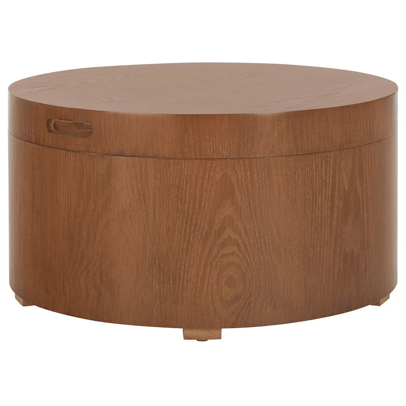 Table basse ronde avec plateau de rangement Safavieh Ioana – 23 L x 23 P x 13 H – 23Lx23Px13H