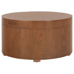 Table basse ronde avec plateau de rangement Safavieh Ioana – 23 L x 23 P x 13 H – 23Lx23Px13H