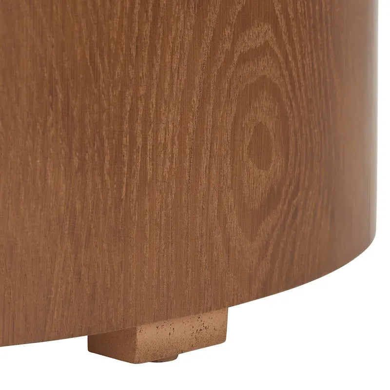 Table basse ronde avec plateau de rangement Safavieh Ioana – 23 L x 23 P x 13 H – 23Lx23Px13H