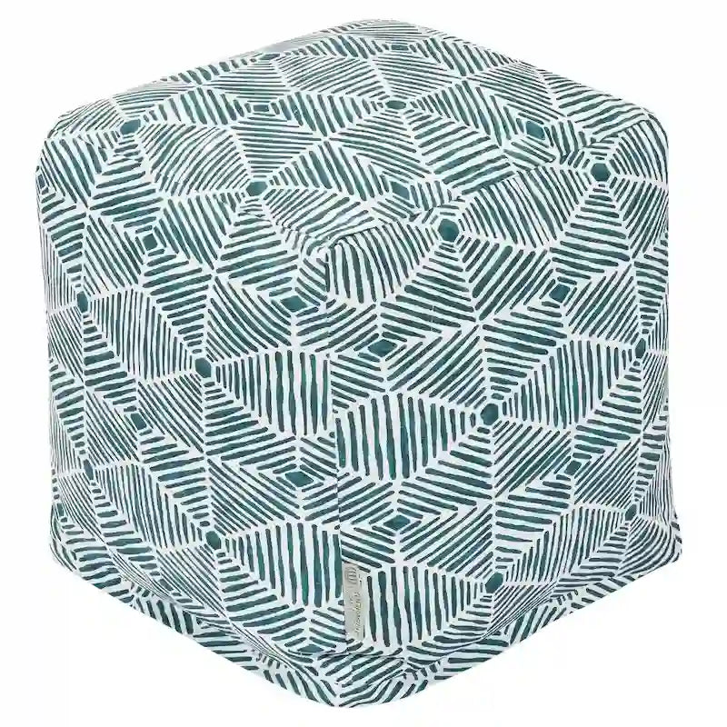 Majestic Home Goods Charlie Pouf Cube d'intérieur - Petit