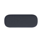 Banc de rangement capitonné Ellipse moderne avec pieds en métal pour entrée