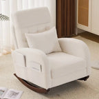 Fauteuil à bascule rembourré