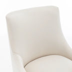 Lot de 6 chaises de salle à manger SEYNAR en velours, chaises d'appoint modernes sans accoudoirs