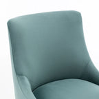 Lot de 6 chaises de salle à manger SEYNAR en velours, chaises d'appoint modernes sans accoudoirs