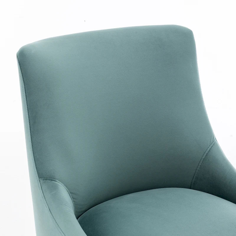Lot de 6 chaises de salle à manger SEYNAR en velours, chaises d'appoint modernes sans accoudoirs
