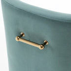 Lot de 6 chaises de salle à manger SEYNAR en velours, chaises d'appoint modernes sans accoudoirs