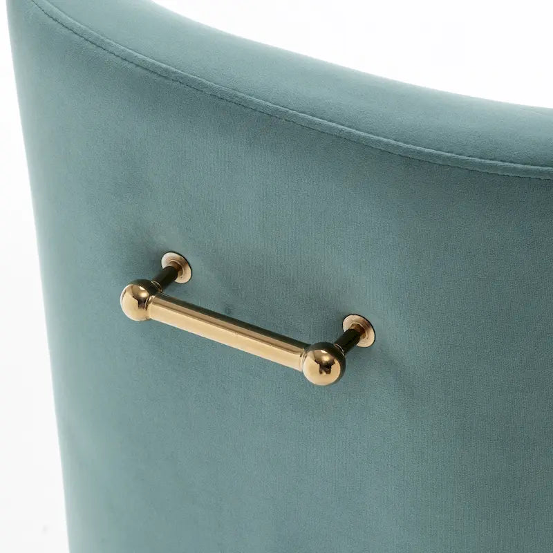 Lot de 6 chaises de salle à manger SEYNAR en velours, chaises d'appoint modernes sans accoudoirs