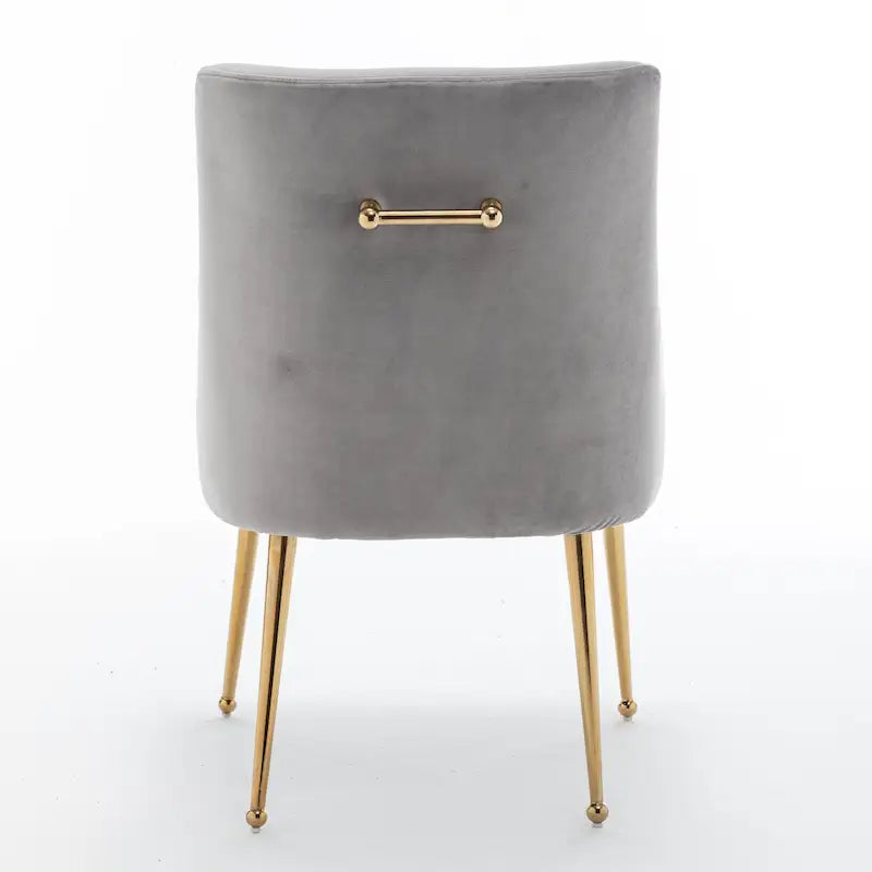 Lot de 6 chaises de salle à manger SEYNAR en velours, chaises d'appoint modernes sans accoudoirs