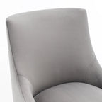 Lot de 6 chaises de salle à manger SEYNAR en velours, chaises d'appoint modernes sans accoudoirs
