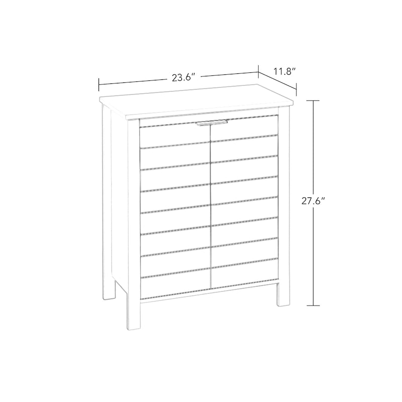 Meuble de rangement à deux portes RiverRidge Madison pour salle de bain et buanderie avec étagère réglable - N/A